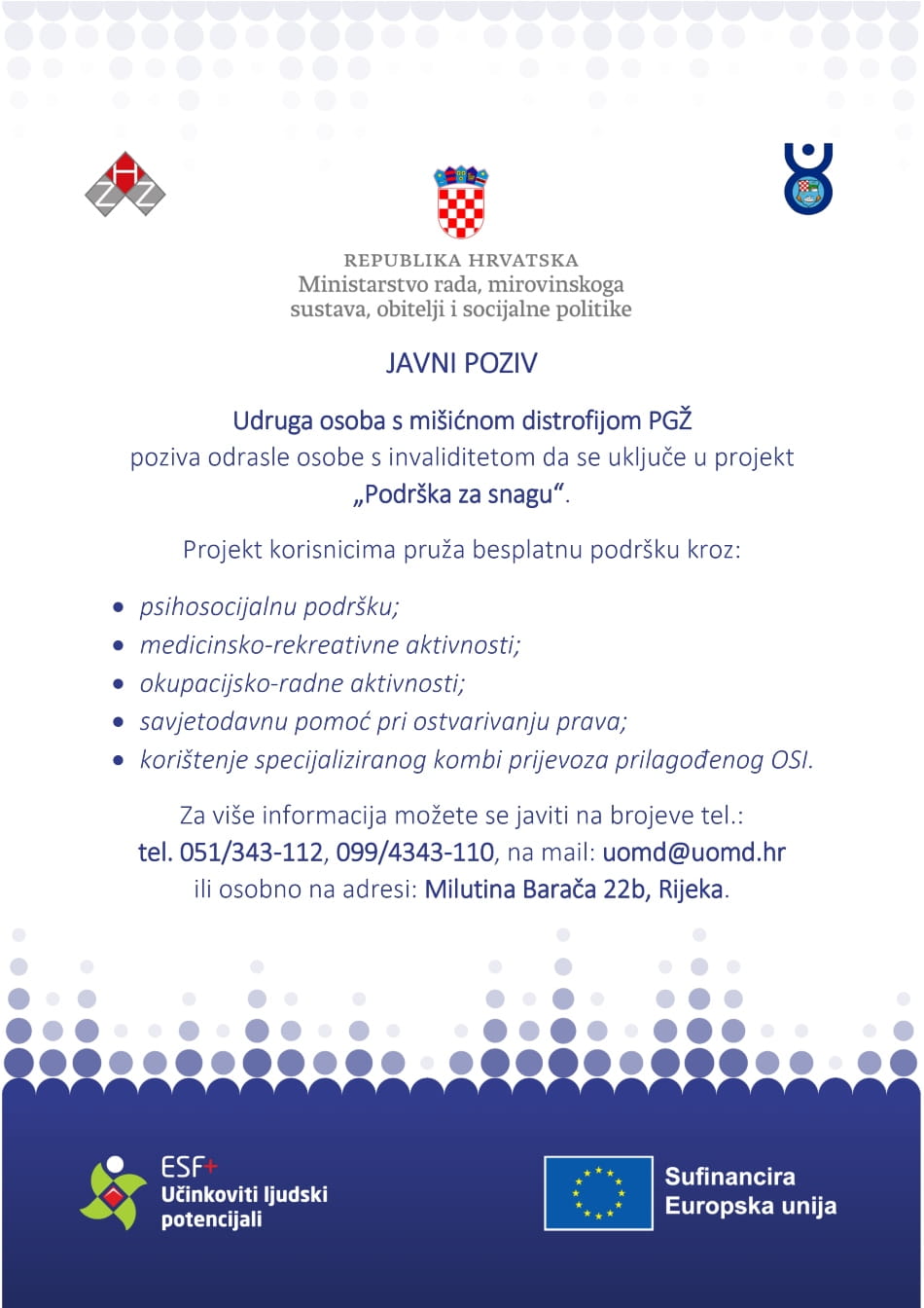 ESF-javni poziv udruga znam rijeka